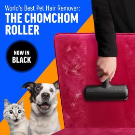 Pet Hair Remover With Reusable Sticky Applicator - Black Cat And Dog Hair Remover For Furniture, Sofas, Carpets,Please Note That This Product Is (Color: Black)